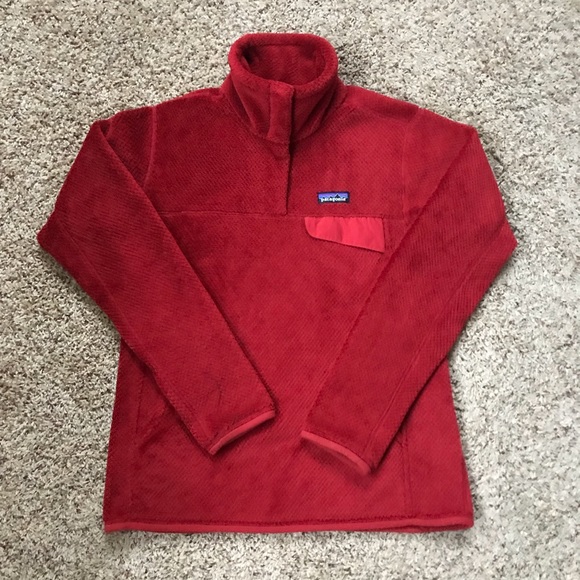 Patagonia Sweaters - Patagonia Snap-T Pullover size Medium in Red
